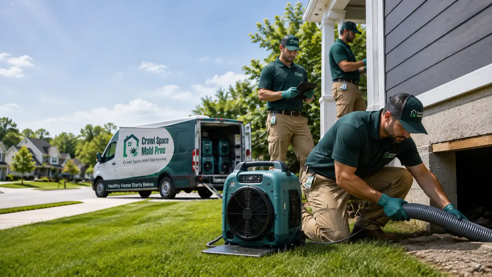 Crawl Space Mold Removal in Deadwood, OR